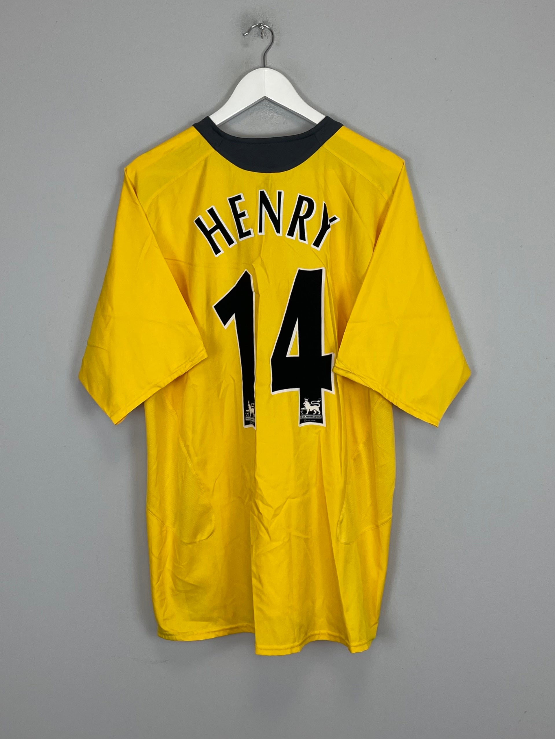 2005/06 ARSENAL HENRY #14 AWAY SHIRT (XL) NIKE