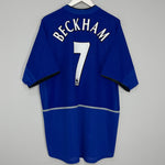 2002/03 MANCHESTER UNITED BECKHAM #7 THIRD SHIRT (XL) NIKE