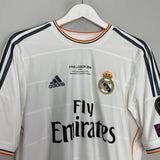 2013/14 REAL MADRID MARCELO #12 *C/L FINAL* HOME SHIRT (M) ADIDAS