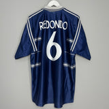 1998/99 REAL MADRID REDONDO #6 AWAY SHIRT (XL) ADIDAS