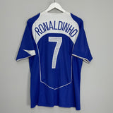 2004/06 BRAZIL RONALDINHO #10 AWAY SHIRT (M/L) NIKE