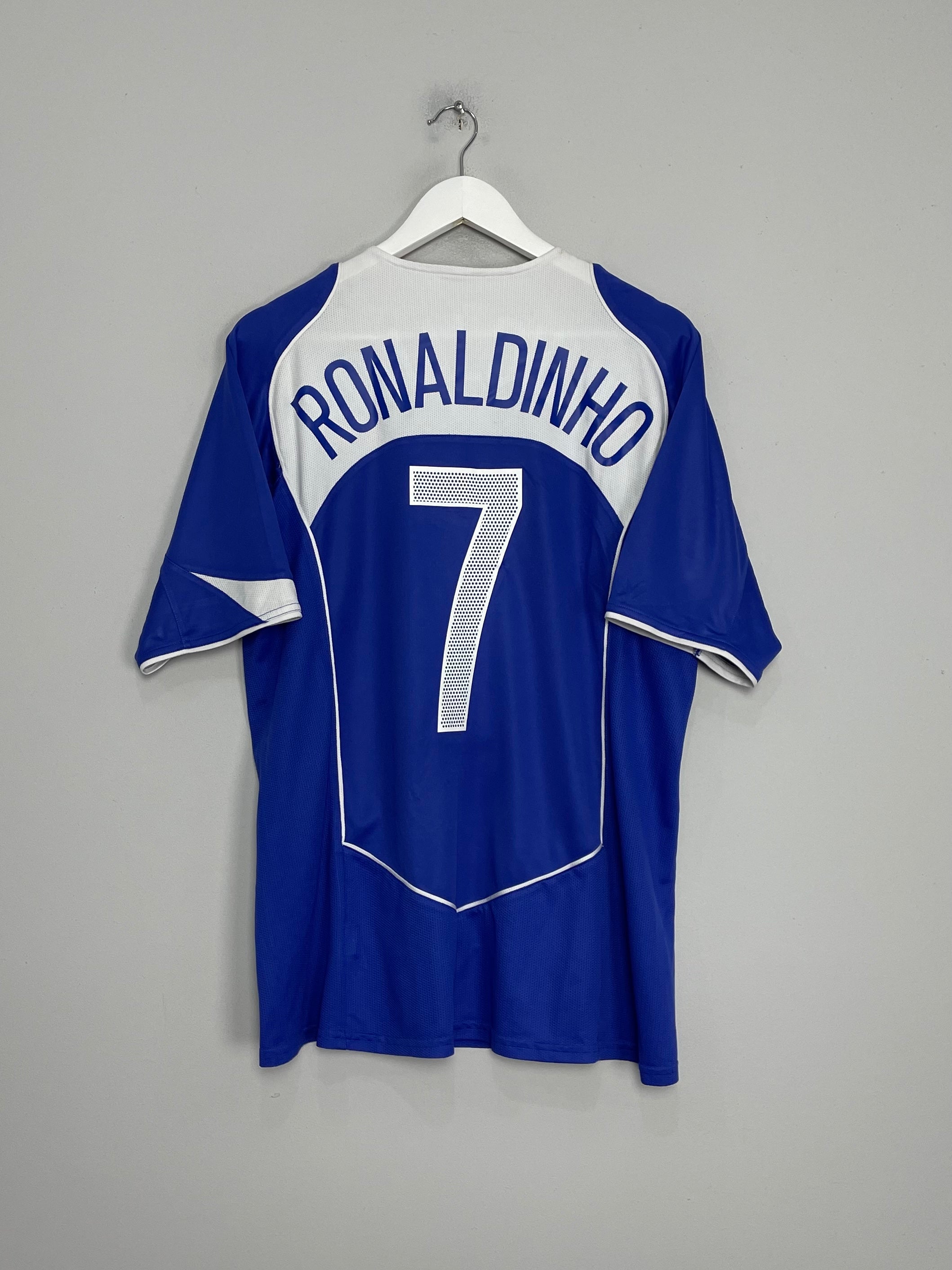 2004/06 BRAZIL RONALDINHO #10 AWAY SHIRT (M/L) NIKE