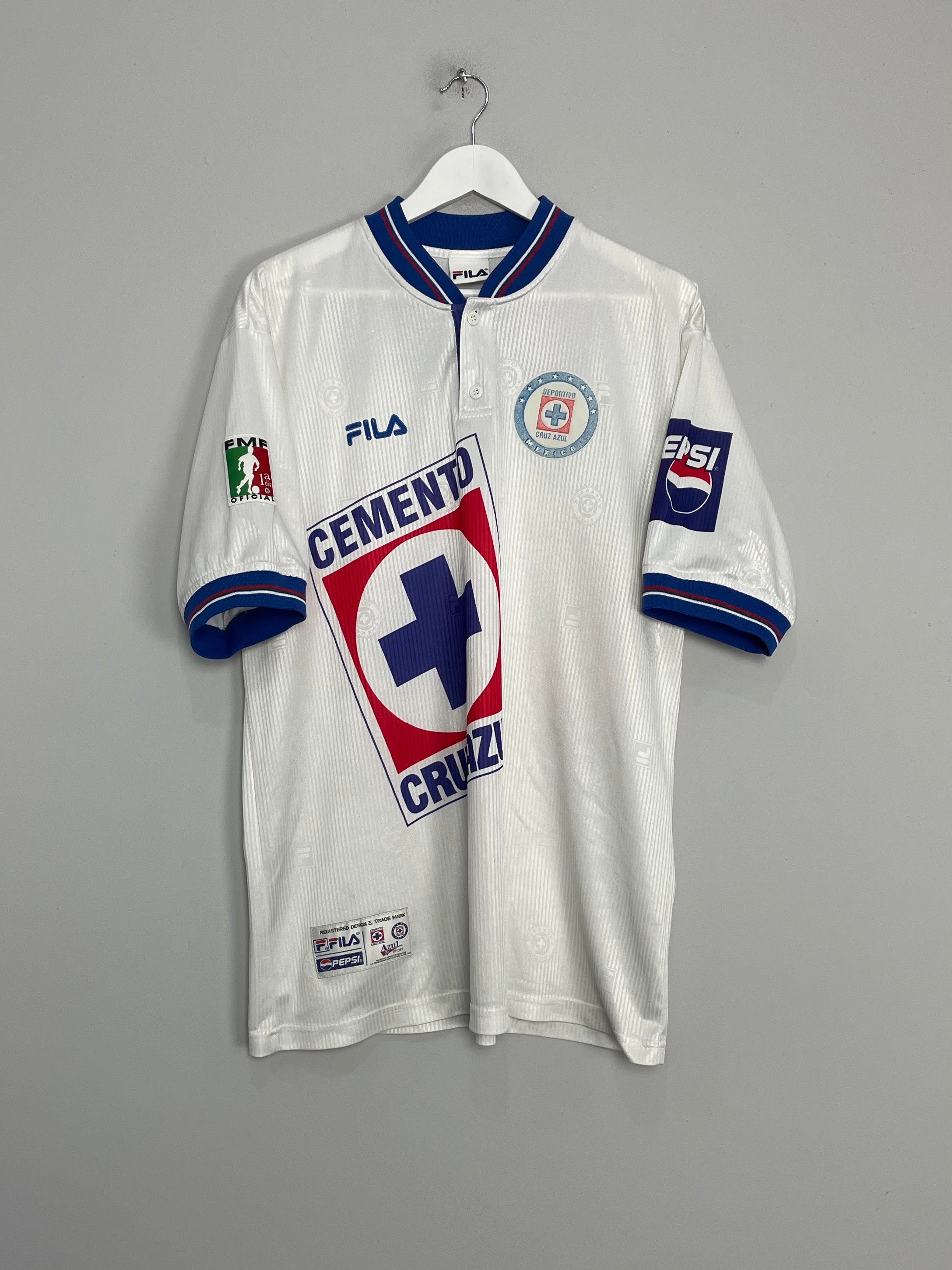 1999/00 CRUZ AZUL AWAY SHIRT (XL) FILA