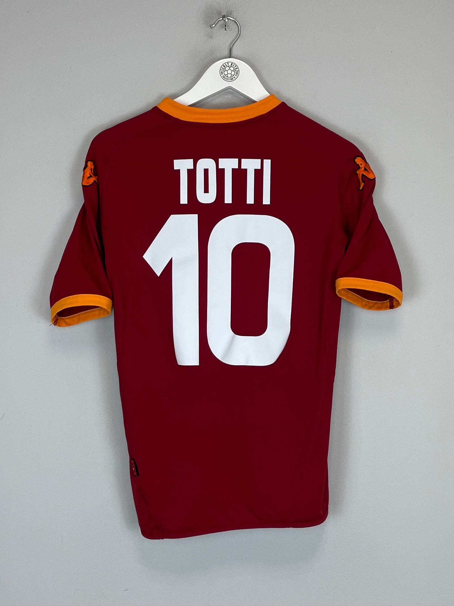 2007/08 ROMA TOTTI #10 HOME SHIRT (M) KAPPA