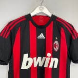 2008/09 AC MILAN BECKHAM #23 HOME SHIRT (S) ADIDAS