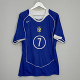 2004/06 BRAZIL RONALDINHO #7 AWAY SHIRT (M/L) NIKE