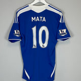 2011/12 CHELSEA MATA #10 HOME SHIRT (M) ADIDAS