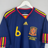 2010/11 SPAIN A.INIESTA #6 AWAY SHIRT (XXL) ADIDAS