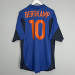 2000/02 NETHERLANDS BERGKAMP #10 AWAY SHIRT (XL) NIKE