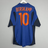 2000/02 NETHERLANDS BERGKAMP #10 AWAY SHIRT (XL) NIKE