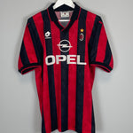 1995/96 AC MILAN HOME SHIRT (M) LOTTO