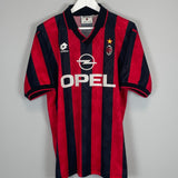 1995/96 AC MILAN HOME SHIRT (M) LOTTO