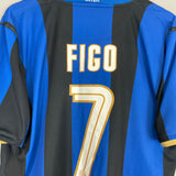 2008/09 INTER MILAN FIGO #7 HOME SHIRT (XL) NIKE