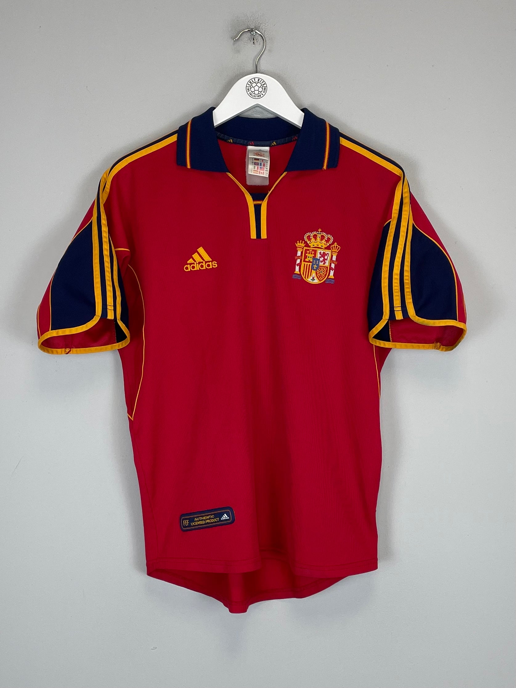 1999/02 SPAIN HOME SHIRT (S) ADIDAS