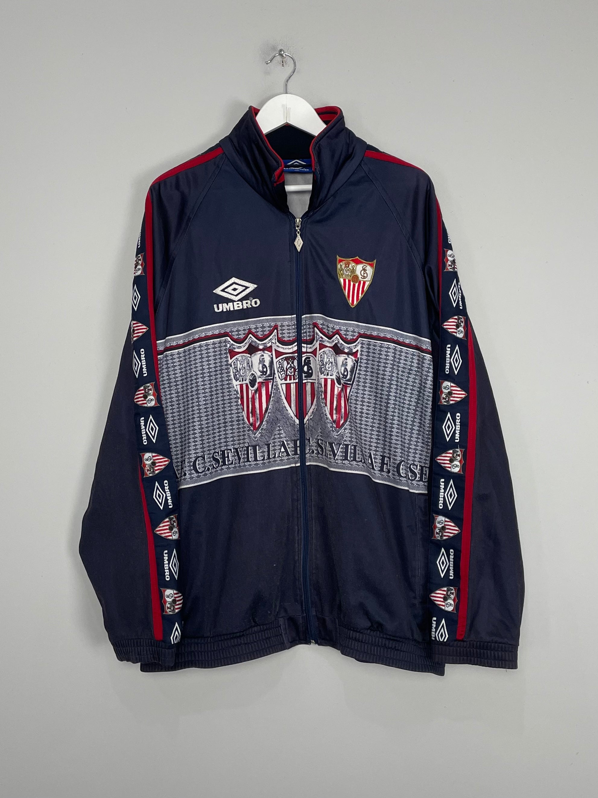 1995/96 SEVILLA TRACK JACKET (XXL) UMBRO