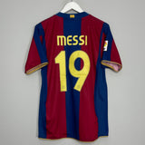 2007/08 BARCELONA MESSI #19 HOME SHIRT (M) NIKE