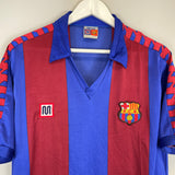 1984/89 BARCELONA HOME SHIRT (L) MEYBA