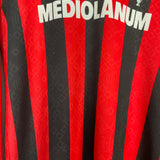 1989/90 AC MILAN L/S HOME SHIRT (M) KAPPA