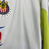 2007/08 CHIVAS GUADALAJARA CHICHARITO #25 *BNWT* L/S AWAY SHIRT (XL) REEBOK