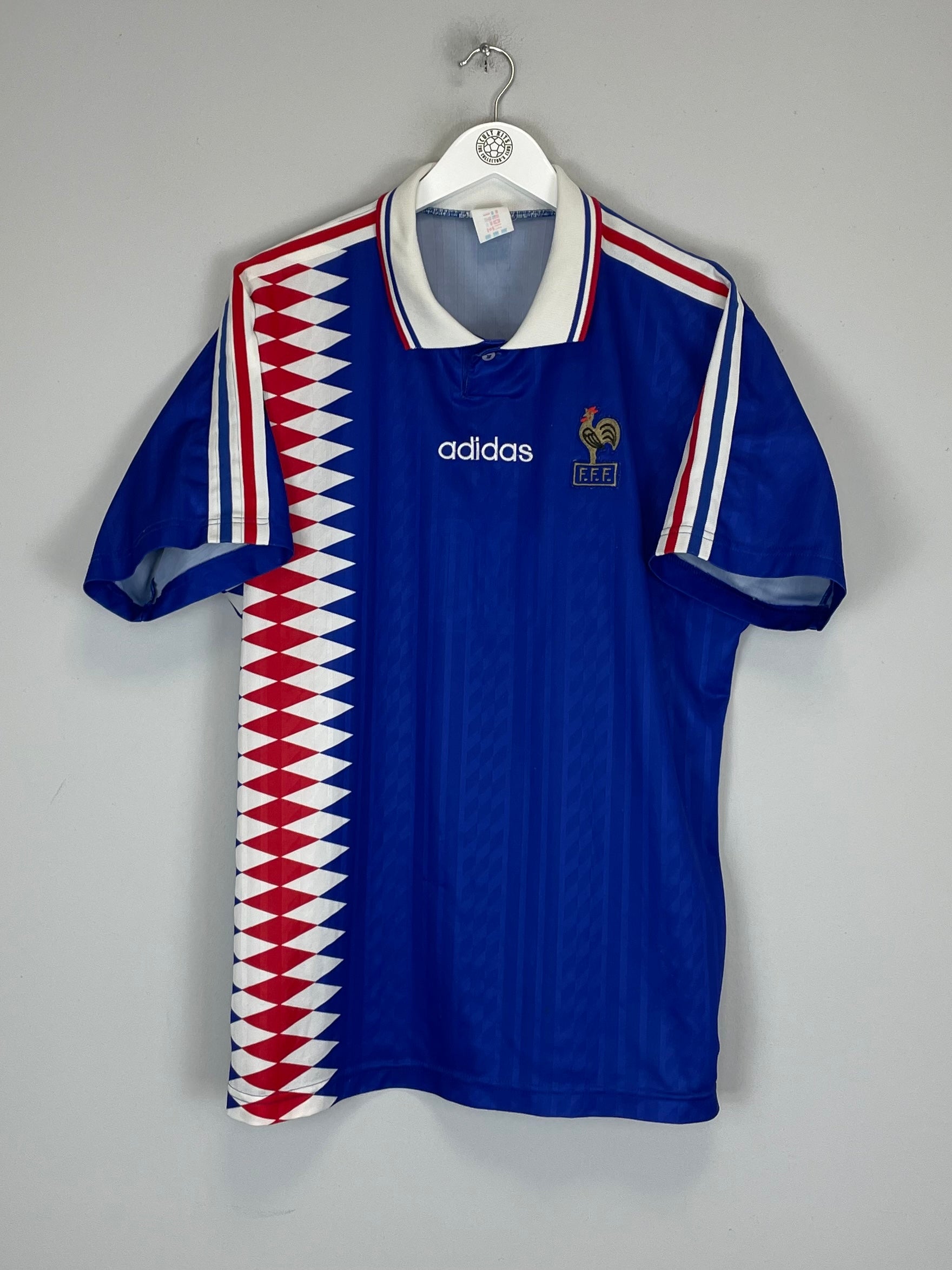 1994/96 FRANCE HOME SHIRT (L) ADIDAS