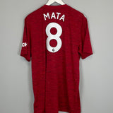 2020/21 MANCHESTER UNITED MATA #8 HOME SHIRT (XL) ADIDAS