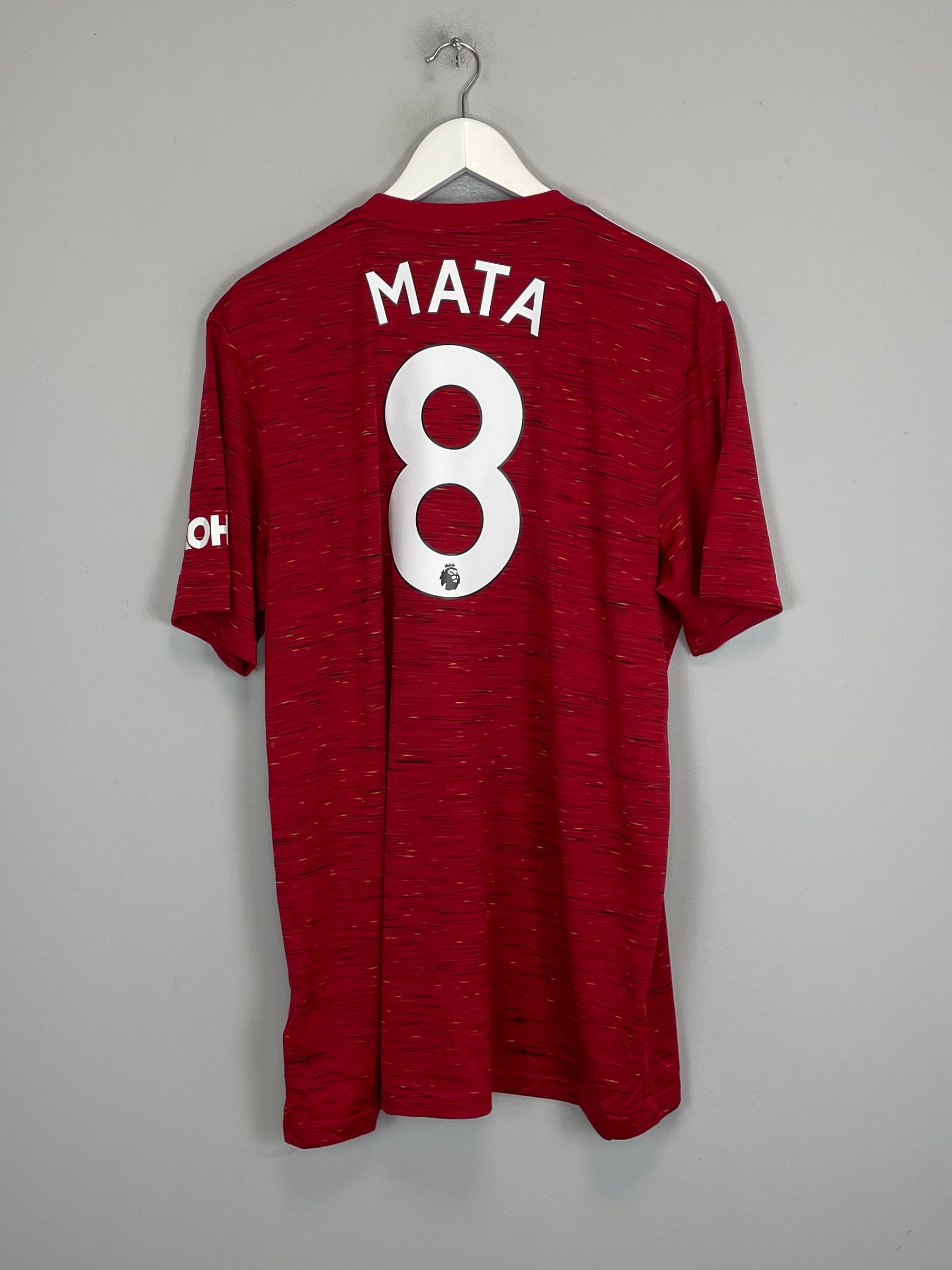 2020/21 MANCHESTER UNITED MATA #8 HOME SHIRT (XL) ADIDAS