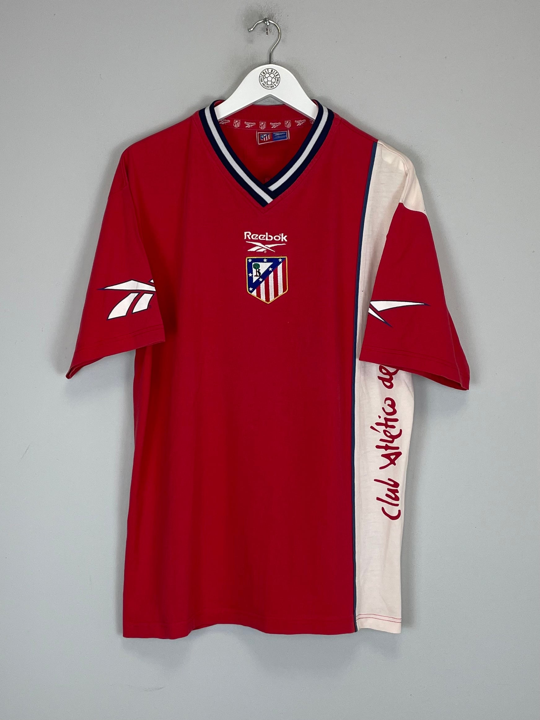 1998/99 ATHLETICO MADRID TRAINING SHIRT (L) REEBOK