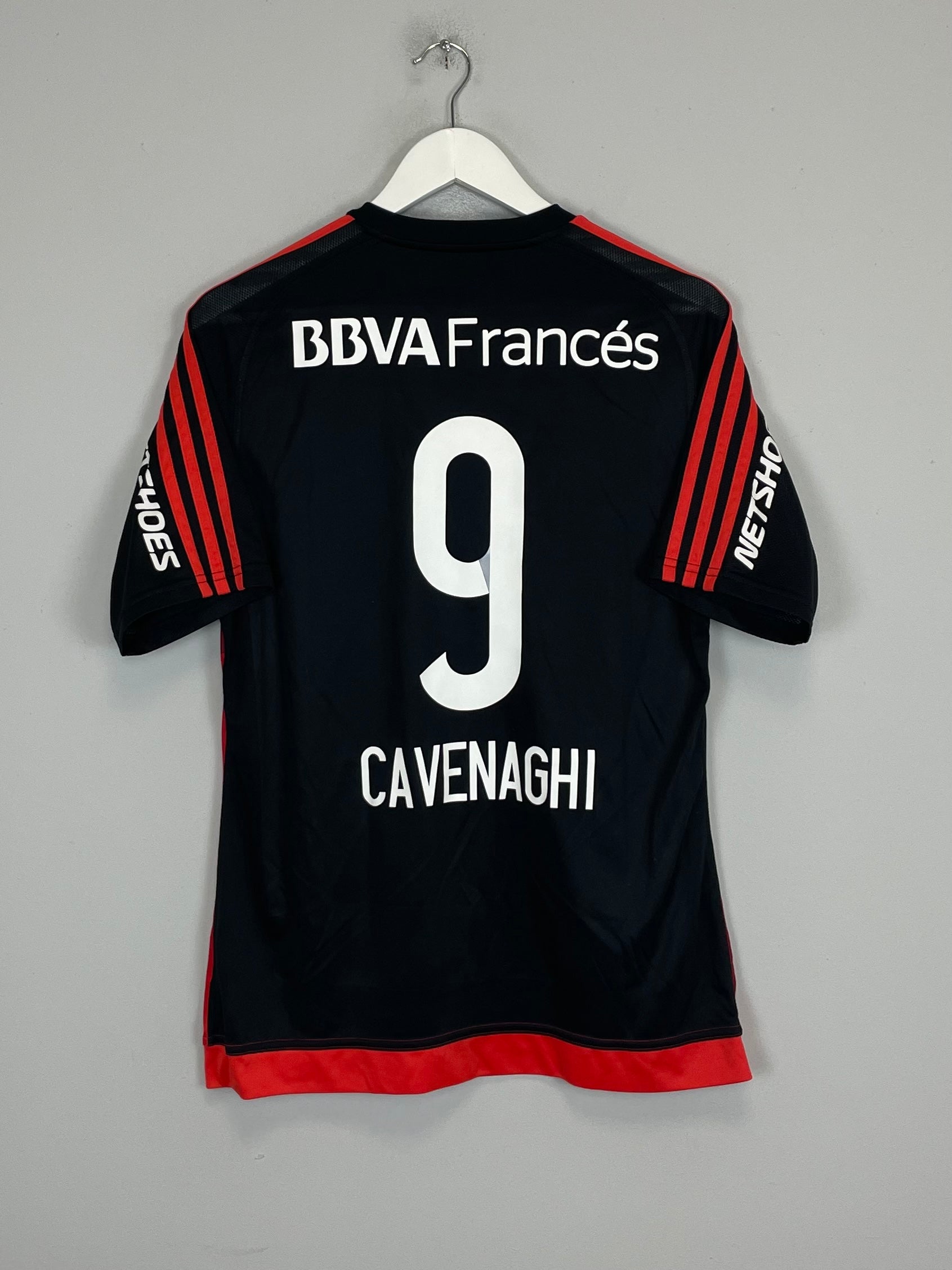 2015/16 RIVER PLATE CAVENAGHI #9 HOME SHIRT (M) ADIDAS