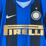 2008/09 INTER MILAN FIGO #7 HOME SHIRT (XL) NIKE