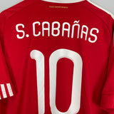 2010 PARAGUAY S.CABANAS #10 HOME SHIRT (XL) ADIDAS