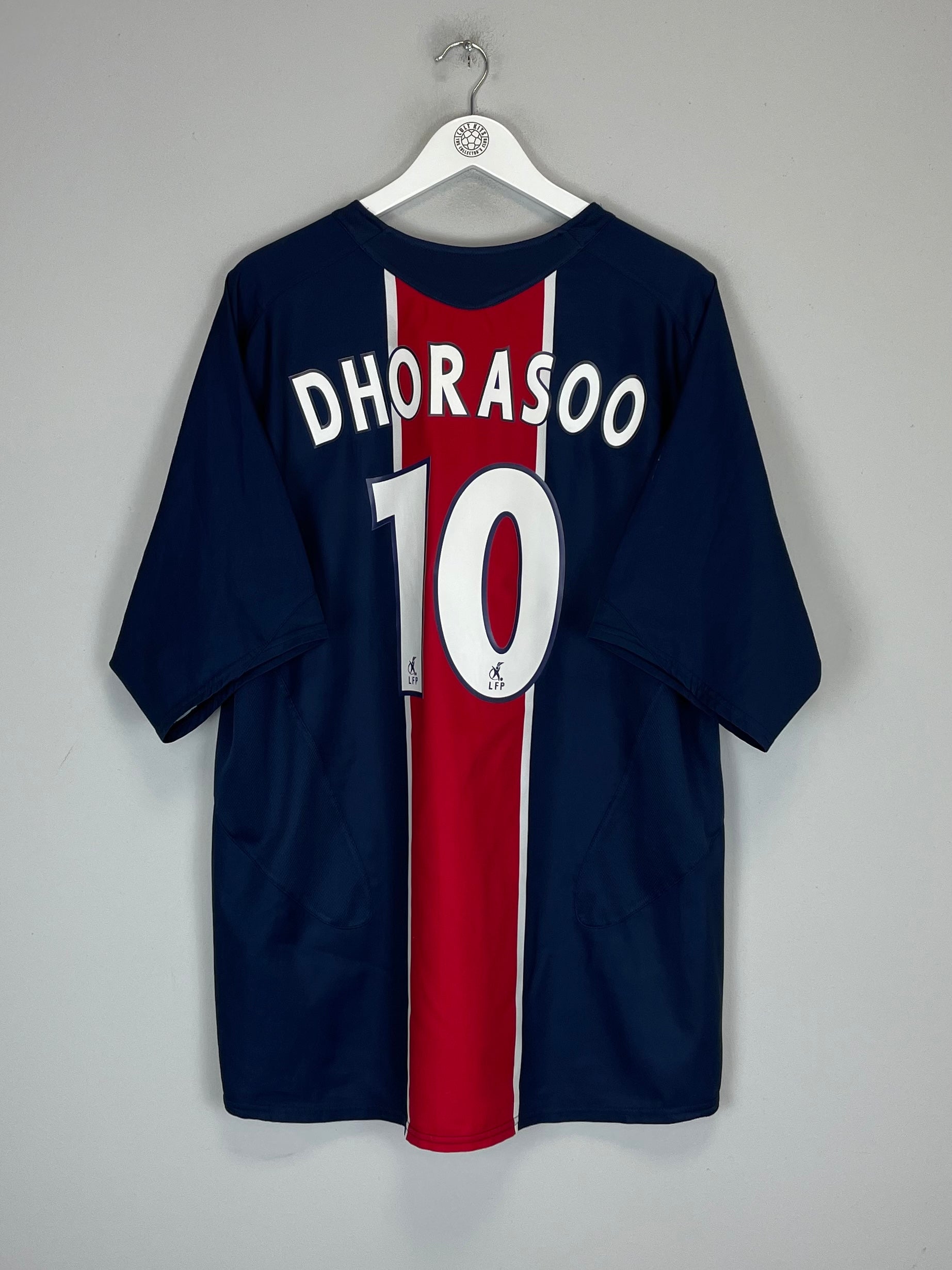 2005/06 PSG DHORASOO #10 HOME SHIRT (XL) NIKE