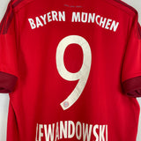 2015/16 BAYERN MUNICH LEWANDOWSKI #9 HOME SHIRT (L) ADIDAS