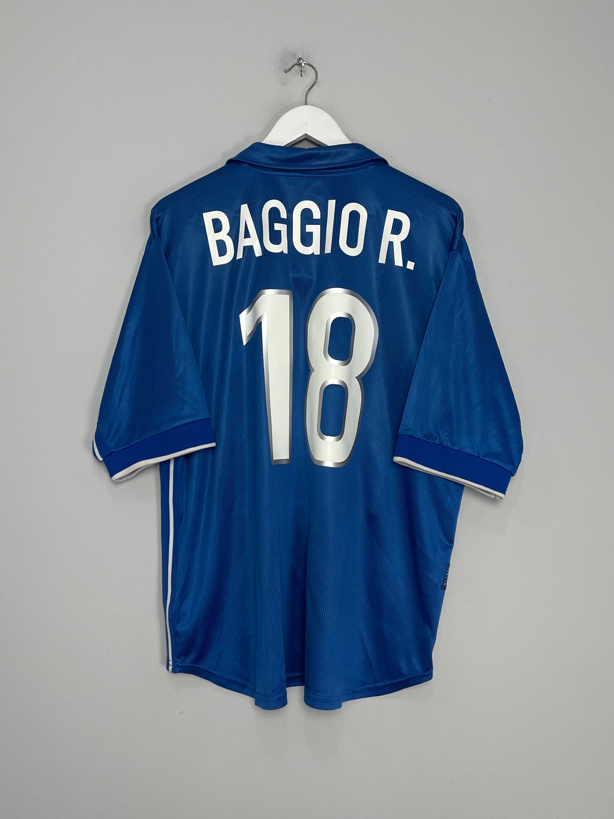 1997/98 ITALY R.BAGGIO #18 HOME SHIRT (XL) NIKE