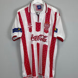 1999/00 NECAXA HOME SHIRT (XL) REEBOK