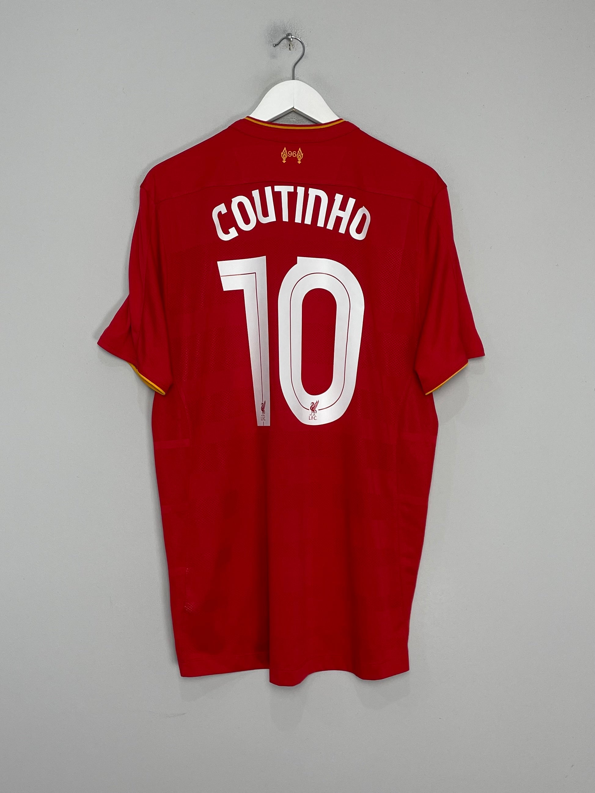 2016/17 LIVERPOOL COUTINHO #10 HOME SHIRT (XL) NEW BALANCE