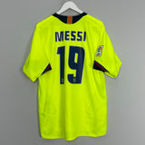 2005/06 BARCELONA MESSI #19 AWAY SHIRT (L) NIKE