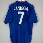 2002/03 RANGERS CANIGGIA #7 HOME SHIRT (L) DIADORA