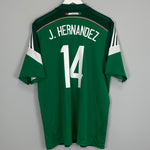 2014 MEXICO J.HERNANDEZ #14 HOME SHIRT (XL) ADIDAS