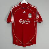 2006/08 LIVERPOOL GERRARD #8 HOME SHIRT (M) ADIDAS