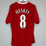 2002/04 LIVERPOOL HESKEY #8 HOME SHIRT (L) REEBOK