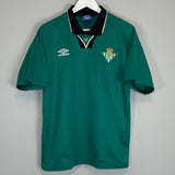 1994/95 REAL BETIS AWAY SHIRT (M) UMBRO