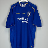 2005/06 CHELSEA LAMPARD #8 *CENTENARY* HOME SHIRT (XXXL) UMBRO