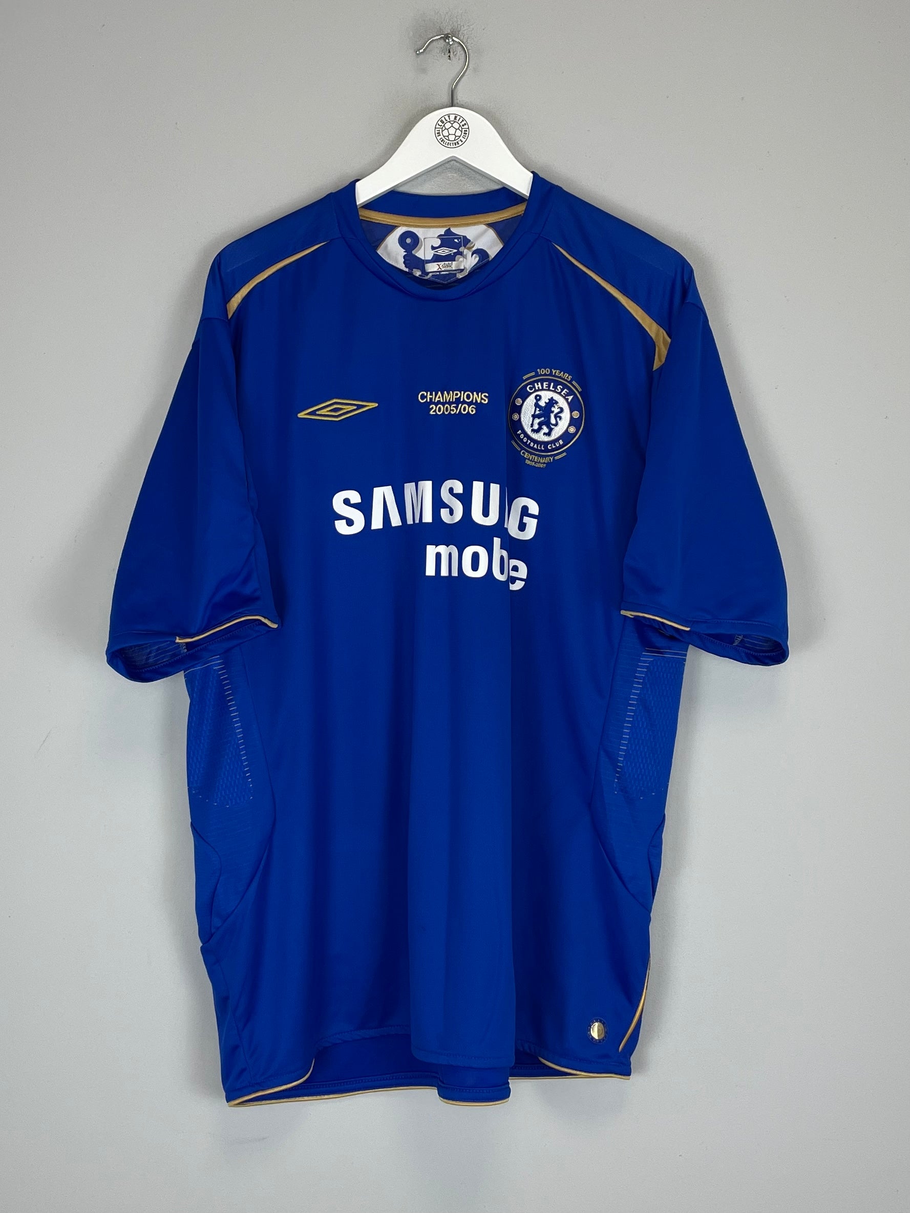 2005/06 CHELSEA LAMPARD #8 *CENTENARY* HOME SHIRT (XXXL) UMBRO