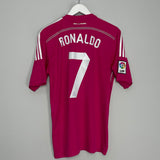 2014/15 REAL MADRID RONALDO #7 AWAY SHIRT (M) ADIDAS