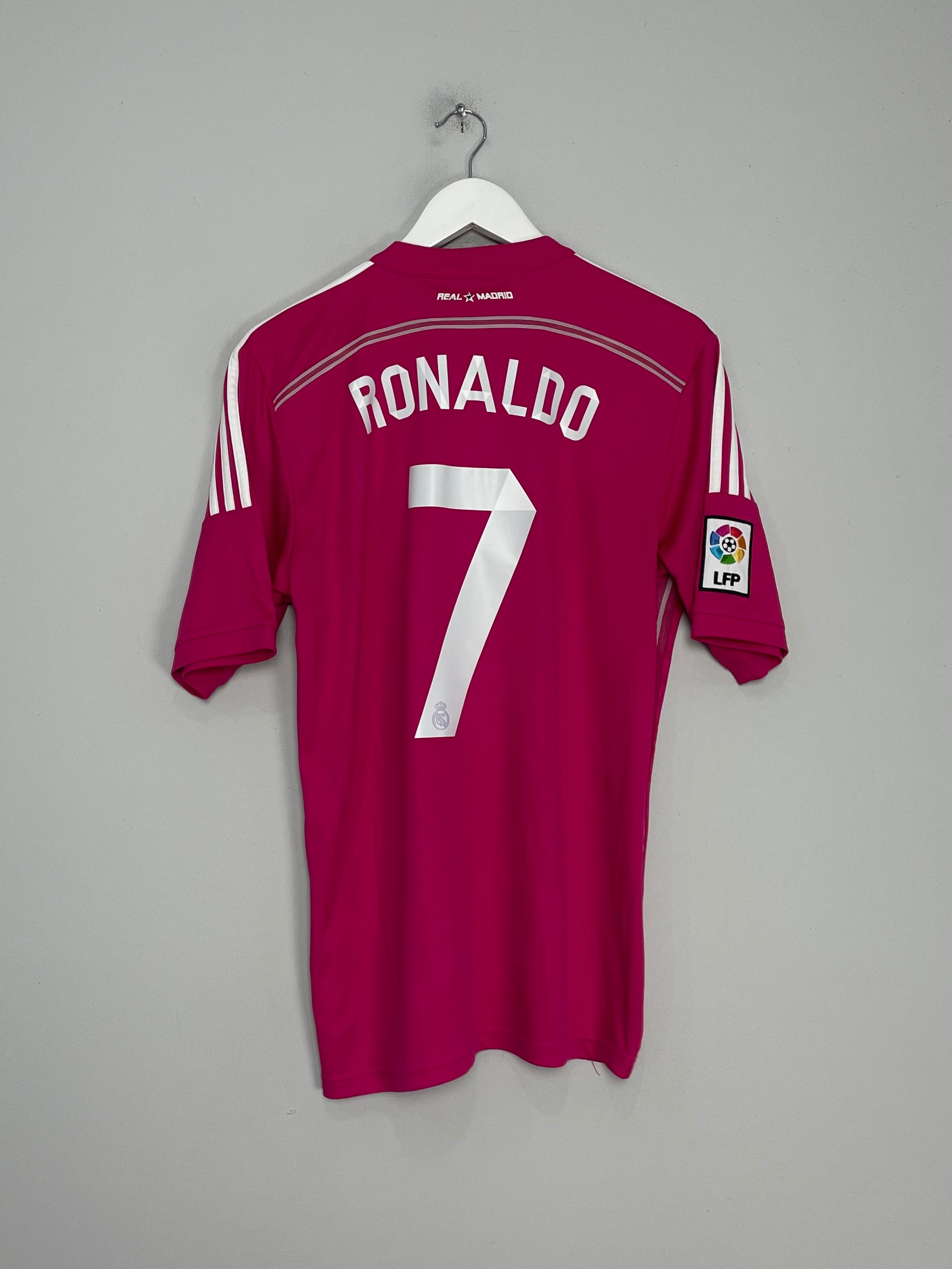 2014/15 REAL MADRID RONALDO #7 AWAY SHIRT (M) ADIDAS