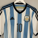 2013/15 ARGENTINA MESSI #10 HOME SHIRT (L) ADIDAS