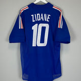 2002/04 FRANCE ZIDANE #10 *PLAYER ISSUE* HOME SHIRT (XL) ADIDAS