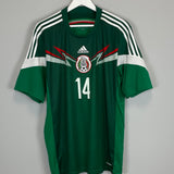 2014 MEXICO J.HERNANDEZ #14 HOME SHIRT (XL) ADIDAS