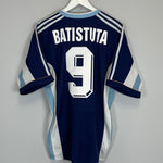 1998/99 ARGENTINA BATISTUTA #9 AWAY SHIRT (M) ADIDAS