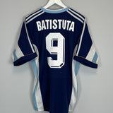 1998/99 ARGENTINA BATISTUTA #9 AWAY SHIRT (M) ADIDAS